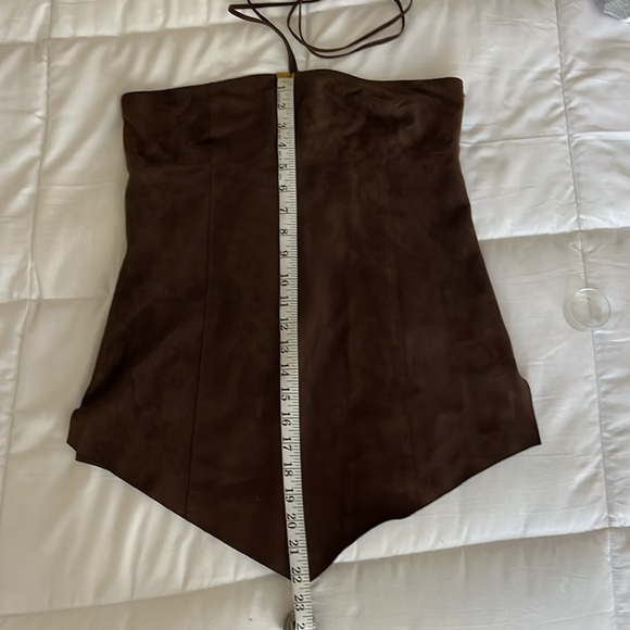Theory Suede Halter Top - Picture 10 of 12